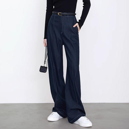 裁缝学苑AS264 高腰休闲裤女裤牛仔裤纸样阔腿裤女装打版裁剪样板图 商品图5