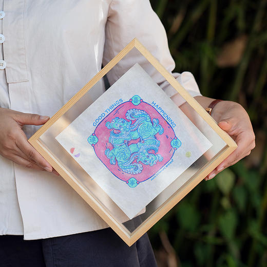 自然造物喜事连连手工DIY版画玩具材料包拓印传统文创非遗礼物 商品图8