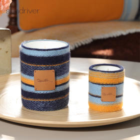 西藏江孜手工氆氇羊绒系列疗愈香氛蜡烛(春天系列）SJF96P604A     SJF96P604D