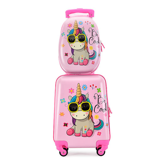 可爱卡通儿童箱套装男款女款16寸+12寸孩子专属出行装备 商品图4