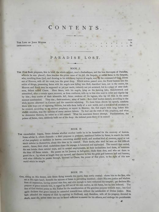 含藏书票！1882年 多雷50幅版画插图 弥尔顿《失乐园》（全2卷） 全真皮精装8开 商品图4