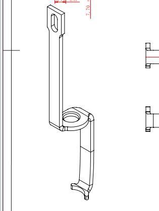 407000013530HP金片压脚(正面-左绳绣) 商品图1