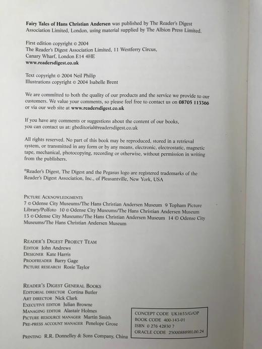 安徒生童话故事集 数十幅精美彩色插图 精装大16开 商品图5