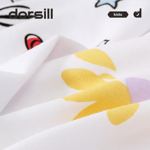 朵熙儿 60S奥地利进口兰精莫代尔儿童七分袖套装男女童家居服夏季薄【4月家居服专场】 商品图4