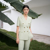 IWY/绿色西装套装短袖西服外套气质设计高端职业正装夏季正式场合C13211+P13211 商品缩略图3