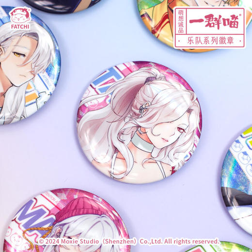 【乐队系列】如果历史是一群喵吧唧徽章 商品图2