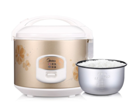 美的（Midea）（510468） 电饭煲 精铸发热盘大容量简单易控 黑晶内胆家用迷你小电饭锅 3升黑晶内胆MB-WYJ301 （2-6人） 3L