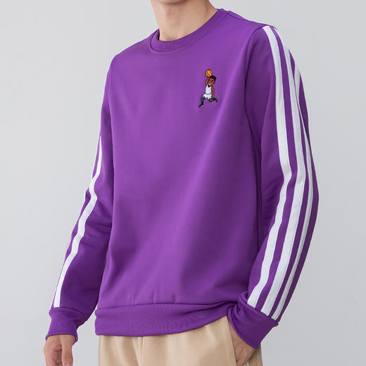 （YY）adidas/阿迪达斯  阿迪达斯卫衣男秋季新跑步运动服长袖套头衫 H43782 商品图1