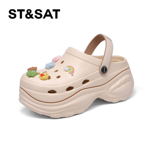 星期六休闲户外沙滩防滑厚底洞洞鞋SSC211014X 商品图9