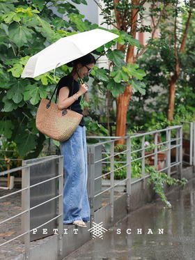 【满1500赠品 无需加购和拍下】PETIT SCHAN小闪  rainshade 也无风雨也无晴 超轻碳纤伞骨30D超薄可再生环保抗UV防晒雨伞