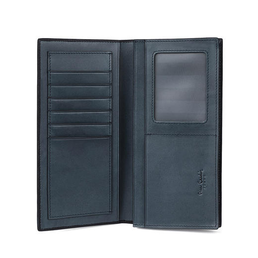 皮尔卡丹正品男士西装包钱包长款真皮软头层牛皮钱包男青年皮夹男 商品图1