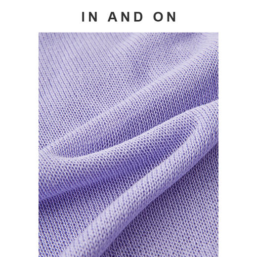 IN AND ON  夏风弥尔 钩花刺绣针织上衣  54466 商品图3