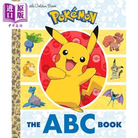 【中商原版】宝可梦ABC角色分解 The ABC Book Pokémon 英文原版 儿童卡通动画 绘本图画故事 精装 进口图书 5-6岁 神奇宝贝