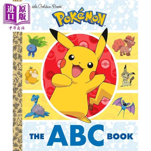 【中商原版】宝可梦ABC角色分解 The ABC Book Pokémon 英文原版 儿童卡通动画 绘本图画故事 精装 进口图书 5-6岁 神奇宝贝 商品图0