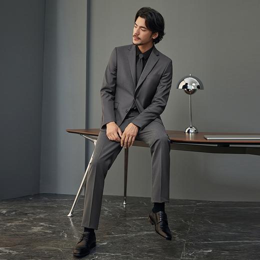 【含羊毛】柒牌西服男士商务正装2024秋季新款上班面试西装男外套	127C70970 商品图3