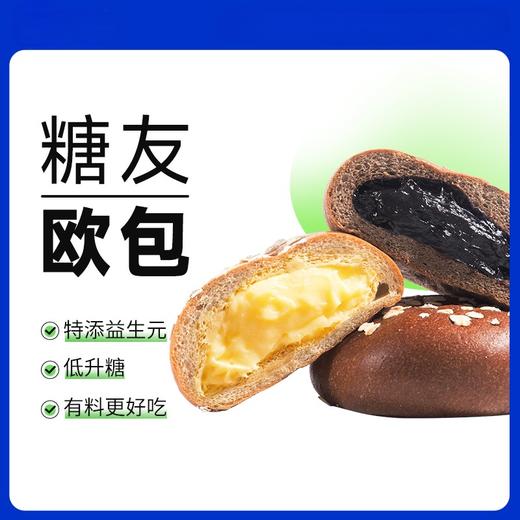 【9两健康】糖友厨房欧包蛋奶味巧克力味 商品图0