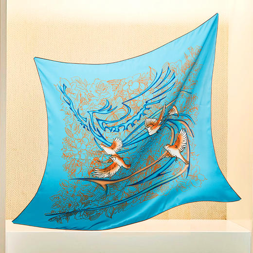 真丝素绉缎方巾 GD0011 商品图12