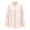 IN AND ON 莱赛尔天丝薄纱衬衫女宽松纯色简约OL长袖上衣女 20537 商品缩略图1