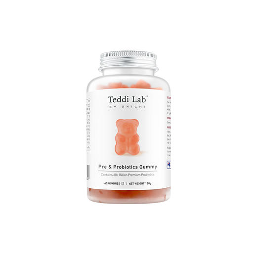 【保税直邮 宁波北仑】UNICHI复配益生菌小熊软糖60粒/盒 商品图5