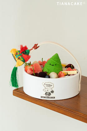 一举高“粽”（6寸芋泥巴斯克）