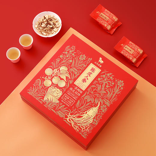 八马茶业 | 陈皮人参礼盒一茶两味南北双珍温润好礼102g 商品图2