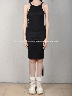 Rick Owens Drkshdw | LIDO 黑色基础款背心连衣裙