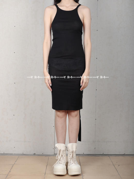 Rick Owens Drkshdw | LIDO 黑色基础款背心连衣裙 商品图0