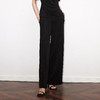 HJ2L33_漆黑色_裤子_春夏_轻奢垂坠感松紧腰显瘦通勤气质休闲裤_高级女装_BERNIEELEN 伯妮斯茵 商品缩略图1
