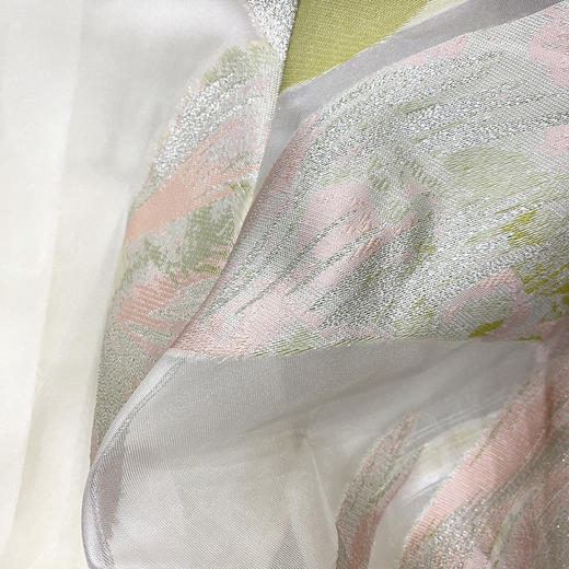 HJ2B12_绿沈色_半裙_四季_气质优雅提花印花高腰 A 字大摆显瘦百搭中裙_高级女装_BERNIEELEN 伯妮斯茵 商品图7