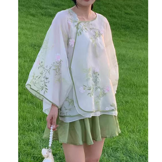 裁缝学苑AS262新中式显瘦上衣+裙裤套装纸样女装两件套版型图纸 商品图5