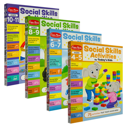 【安潇推荐】Social Skills for Today's Kids, Ages 4-11 新生代 社交技能培养幼儿园到六年级 商品图1