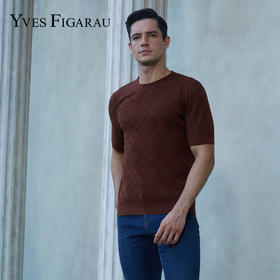 YvesFigarau伊夫·费嘉罗新款休闲短袖T恤970876