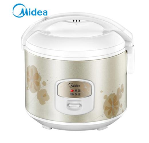 美的（Midea）（510468） 电饭煲 精铸发热盘大容量简单易控 黑晶内胆家用迷你小电饭锅 3升黑晶内胆MB-WYJ301 （2-6人） 3L 商品图1