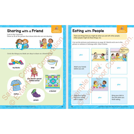 【安潇推荐】Social Skills for Today's Kids, Ages 4-11 新生代 社交技能培养幼儿园到六年级 商品图3