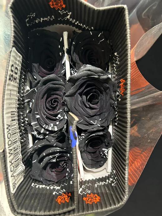 厄瓜多尔BLACK WIDOW黑蜘蛛染色玫瑰花10支 商品图2