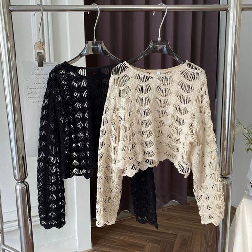 【比基尼罩衫女】夏季海边度假泳衣外套 镂空蕾丝 宽松防晒沙滩外搭  商品图0