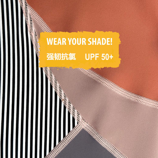 【代发】Uzmz有这么只【连体长袖短裤】女童/亲子防晒儿童连体泳衣冲浪服莫兰迪11 商品图7