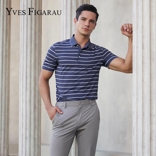 YvesFigarau伊夫·费嘉罗新款休闲短袖T恤975832 商品图0