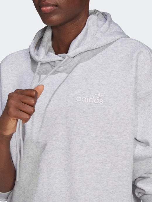 （YY）adidas/阿迪达斯  三叶草女子女童休闲宽松运动简约连帽卫衣 HB6036 商品图3