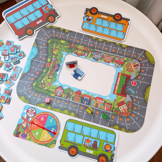 💕【动物巴士站台桌游】✅1、多人游戏，上手简单，培养社交能力💰 商品图1