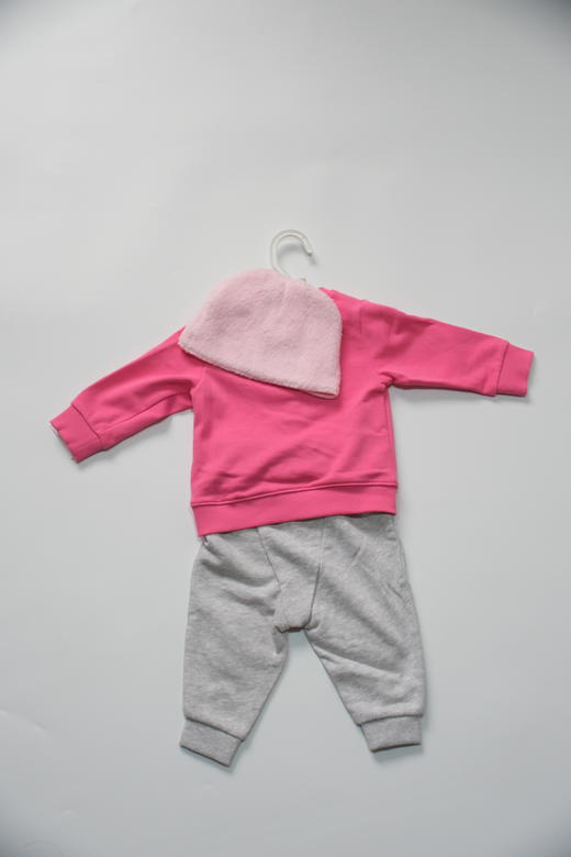 CONVERSE匡威童衣女INFANT卫衣三件套粉红色73162SE974AA612 商品图3