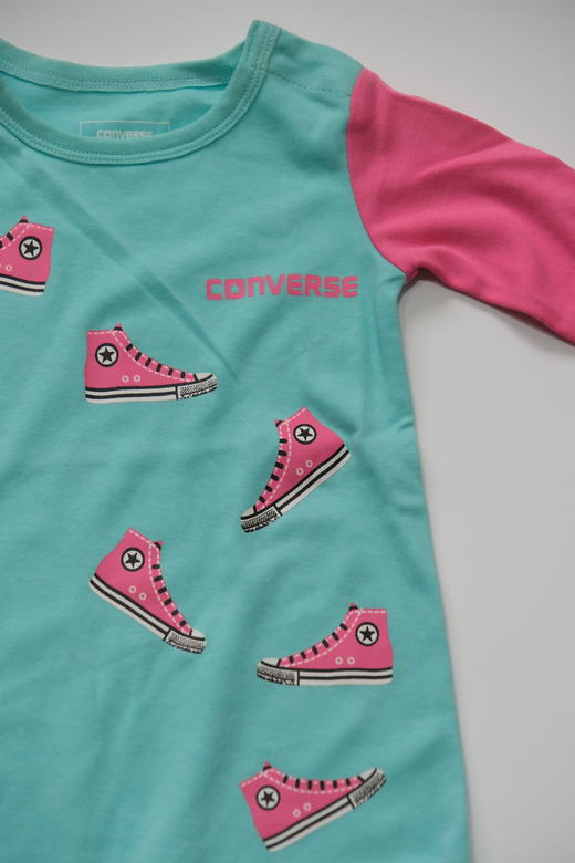 Converse匡威童衣女INFANT长袖连身衣水光蓝73162SE964U366-9 商品图3