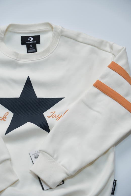 converse匡威商场同款童衣大童套头无帽卫衣羽白色CV2342043GS-001W2Y 商品图1