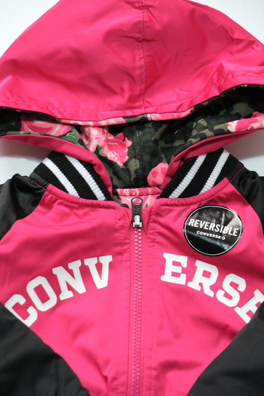 CONVERSE匡威童装女大童梭织棒球夹克83122WJ466A8H 商品图2