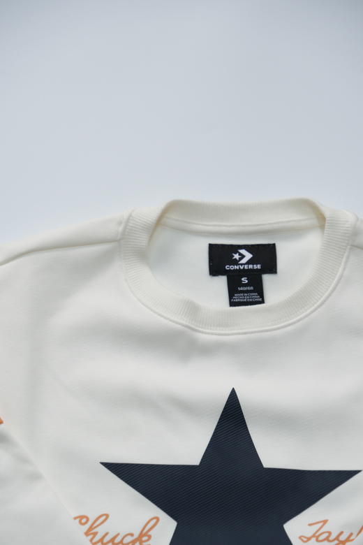 converse匡威商场同款童衣大童套头无帽卫衣羽白色CV2342043GS-001W2Y 商品图2