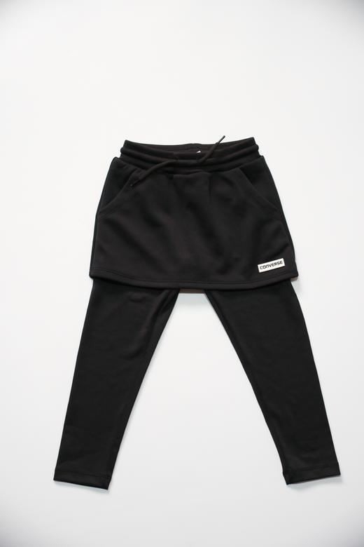 Converse匡威商场同款童衣童衣女小童打底裤正黑色73122LE978023 商品图1