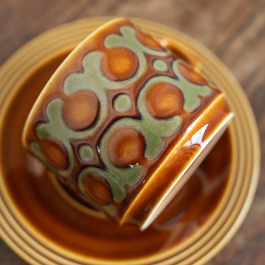 英国1970s Hornsea Bronte咖啡杯碟 商品图5
