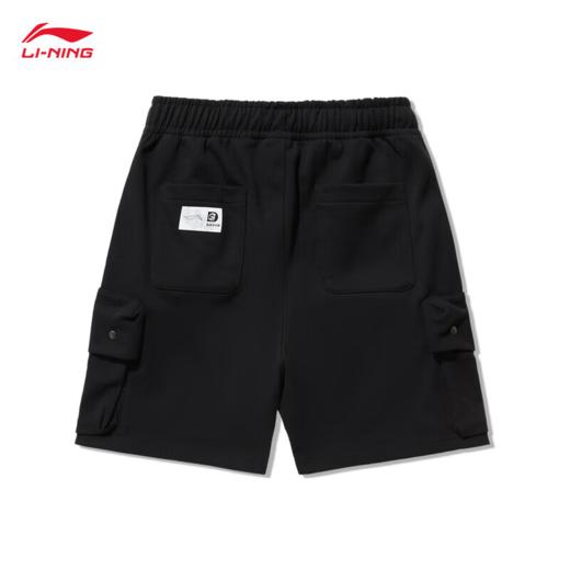 【M/L/XL断码】李宁中国李宁丨短卫裤男子2024夏季新款纯色简约百搭运动裤AKSU155【库存有限，如无货将做退款，介意慎拍！】 商品图1