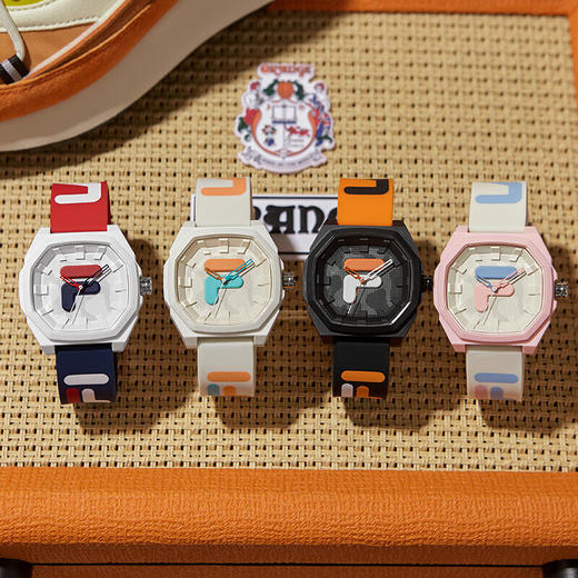 斐乐（FILA）手表潮流老爹风格撞色运动学生硅胶手表  YGBH 商品图8