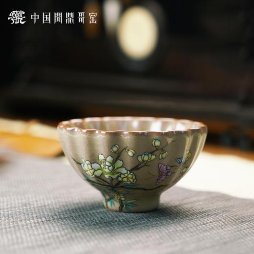 问鼎哥窑致巧款青莲杯（霓裳幽香） 商品图0